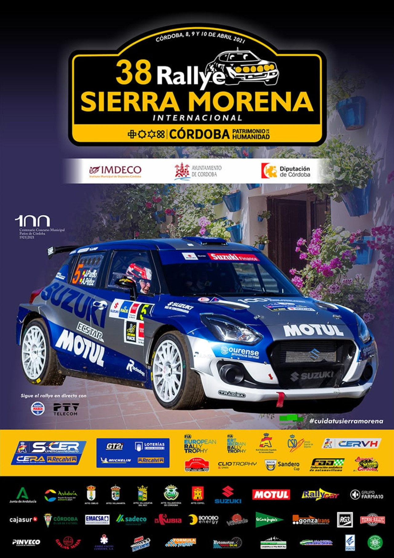 Cartel 38º Rallye Sierra Morena