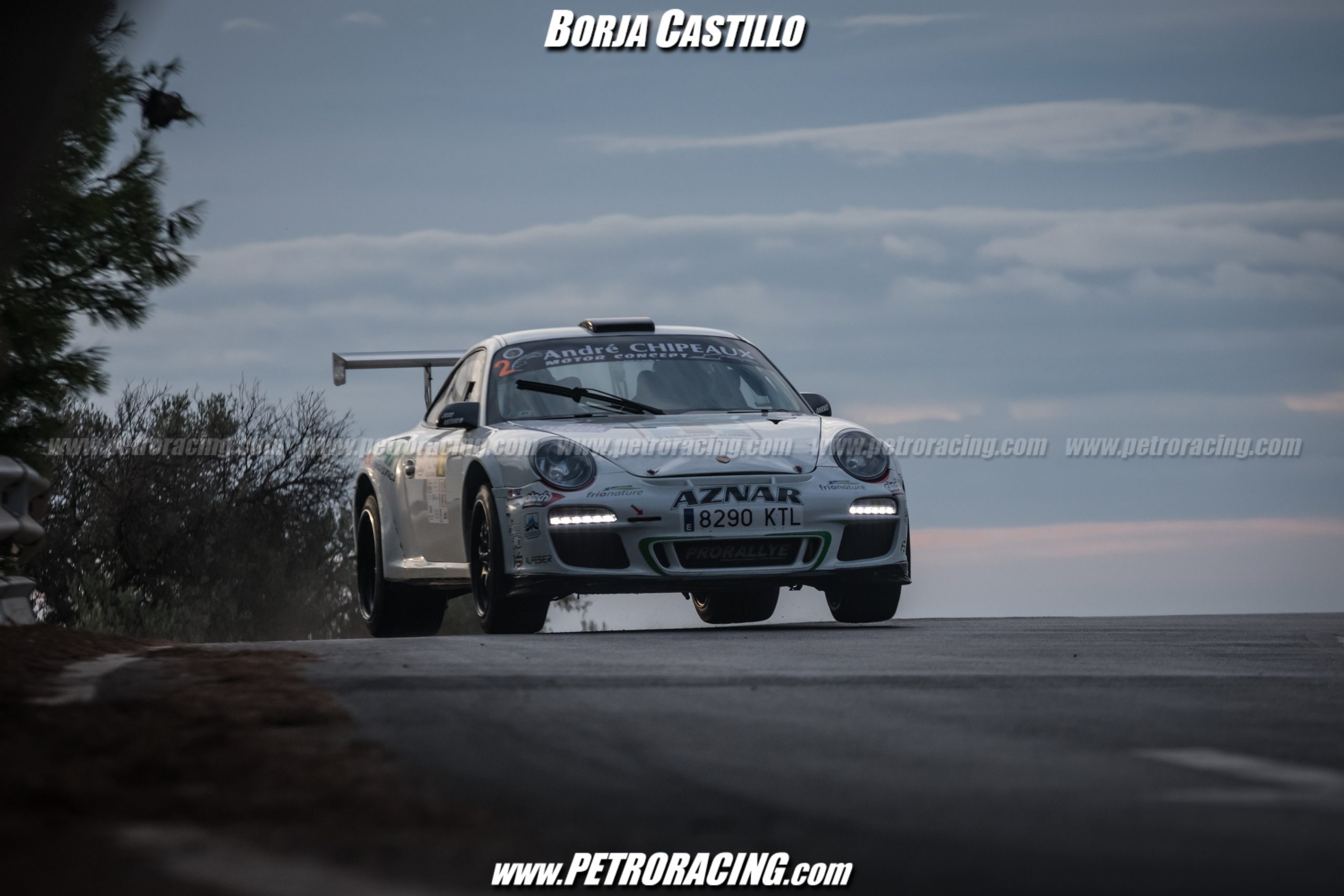 Jose Antonio Aznar, Osel román, Porsche 911, Rallye Gibralfaro.